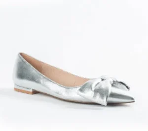 Cecelia NY Flats | Event Shoes | The Bow Pointed Flat in