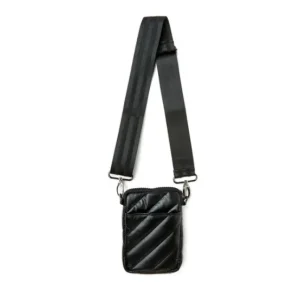Think Royln Cross-Bodies | The Diagonal Cell Bag 2.0 in Pearl Black