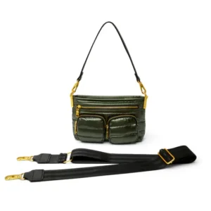 Think Royln Cross-Bodies | The Double Trouble Crossbody in Pearl Olive