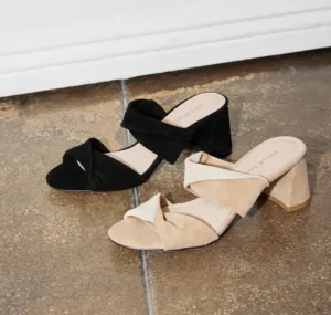 Pelle Moda Event Shoes | Sandals | The Dual Twist Slide Sandal in