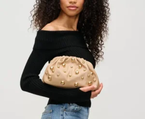 Urban Expressions Clutches | Accessories | The Gold Stud Clutch in