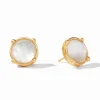 Julie Vos Accessories | Earrings | The Honey Stud Earring in Clear Crystal