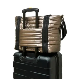 Think Royln Totes | The Jetset Wingman Tote in Pearl Latte
