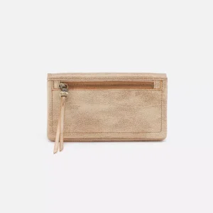 Hobo Shoulder Bags | Accessories | The Lumen Bifold Wallet in Gold Foil