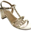 Vaneli Event Shoes | Sandals | The Mid Heel Pyramid Stud Sandal in