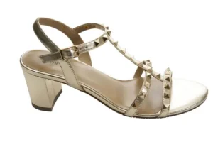 Vaneli Event Shoes | Sandals | The Mid Heel Pyramid Stud Sandal in