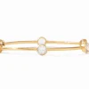Julie Vos Accessories | Bracelets | The Milano Bangle in Clear Crystal