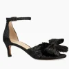Pelle Moda Event Shoes | The Pleated Bow Sandal in