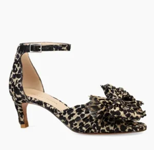 Pelle Moda Event Shoes | The Pleated Bow Sandal in