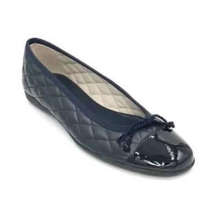 French Sole Flats | The Quilted Cap Toe Ballet in