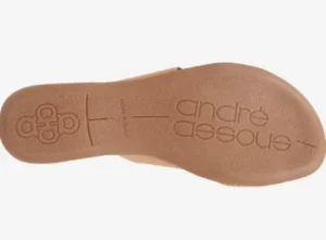 Andre Assous Sandals | The Raffia & Elastic Slide Sandal in