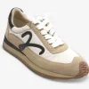 Vaneli Sneakers | The Retro Lace Sneaker in Beige Multi