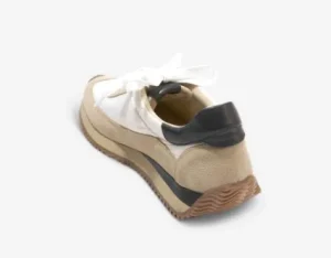 Vaneli Sneakers | The Retro Lace Sneaker in Beige Multi