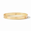 Julie Vos Accessories | Bracelets | The Savoy Bangle in Gold CZ