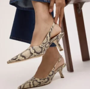 Sam Edelman Pumps | Event Shoes | The Sling Back Pointed Pump in Snake