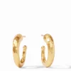 Julie Vos Accessories | Earrings | The Small Hammered Hoop in