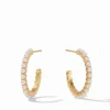 Julie Vos Accessories | Earrings | The Small Juliet Hoop in Gold Pearl