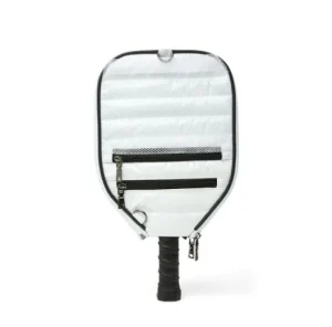 Think Royln Cross-Bodies | The Sporty Sleeve Pickle Racket Cover in White Patent