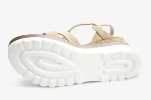 Vaneli Sandals | The T-Strap Cork Wedge with Sport Bottom in