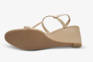 Vaneli Sandals | The T-Strap Perfect Wedge Sandal in Taupe