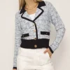 central park west Sweaters | The Tweed Button Down Sweater in