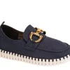 Isle Jacobsen Loafers & Loafer Mules | Tulip 3874 - The Bit Loafer in Dk Indigo